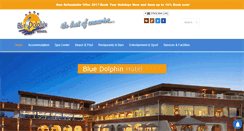 Desktop Screenshot of bluedolphinhotel.eu